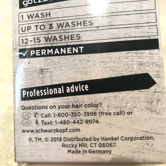 Schwarzkopf got2b hair color - Picture 4 of 7